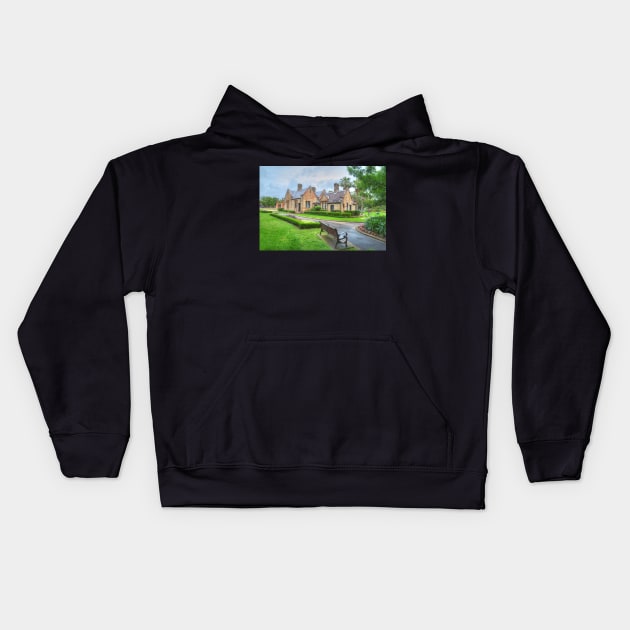 Gardeners Lodge & Garden Kids Hoodie by Michaelm43